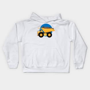 toy mining truck Kids Hoodie